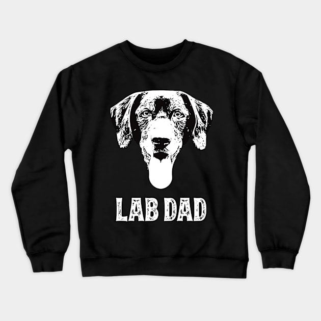 Labrador Retriever Dad Crewneck Sweatshirt by DoggyStyles